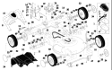 Part Location Diagram of 532192138 Husqvarna Rear Axle Assembly