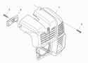 Cylinder Cover Diagram and Parts List for 560BFS 2011-10 Husqvarna Leaf Blower / Vacuum