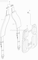 Harness Diagram and Parts List for 560BTS 2011-10 Husqvarna Leaf Blower / Vacuum