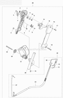 Throttle Controls Diagram and Parts List for 560BTS 2011-10 Husqvarna Leaf Blower / Vacuum