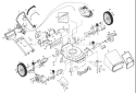 Page A Diagram and Parts List for 560HT 560 HT 954140057B -1998-07 Husqvarna Lawn Mower