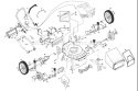 Page A Diagram and Parts List for 560H 560 H 954140055C -1999-04 Husqvarna Lawn Mower