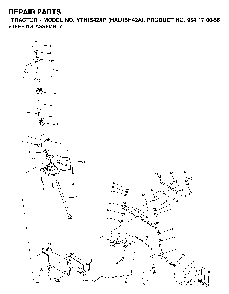 Steering Diagram and Parts List for YTH1542XP (HAU15H42A, 954170055)(2003-01) Husqvarna Lawn Tractor