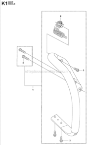 Page K Diagram and Parts List for 562XP  Husqvarna Chainsaw