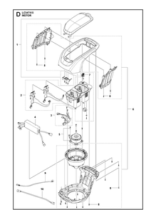 Part Location Diagram of 593722801 Husqvarna Cable