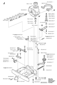 Steering Diagram and Parts List for R13 2002-02 Husqvarna Lawn Tractor