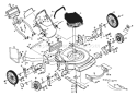 Page A Diagram and Parts List for 56C 56 C 954065201A -1994-07 Husqvarna Lawn Mower