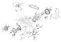 Page B Diagram and Parts List for 56DHS 56 DHS 954069101 - A 1994-01 Husqvarna Lawn Mower