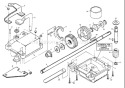 Part Location Diagram of 532081585 Husqvarna Spring Bracket