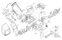 Page B Diagram and Parts List for 56SFE 56 SFE 954065401B -1995-01 Husqvarna Lawn Mower