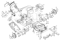 Page C Diagram and Parts List for 56SF 56 SF 954066101 - B 1995-04 Husqvarna Lawn Mower