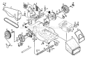 Part Location Diagram of 532088082 Husqvarna Driven Pulley