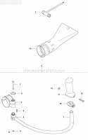 Accessories Diagram and Parts List for 570BTS 2011-05 Husqvarna Leaf Blower / Vacuum