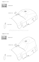 Part Location Diagram of 537212502 Husqvarna Cylinder Cover