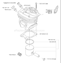 Page N Diagram and Parts List for 575 XP EPA 2004-09 Husqvarna Chainsaw