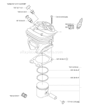 Page O Diagram and Parts List for 575XP 575 XP 2005-04 Husqvarna Chainsaw