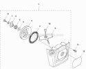 Starter Diagram and Parts List for 580BTS 2011-05 Husqvarna Leaf Blower / Vacuum