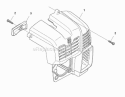 Cylinder Cover Diagram and Parts List for 580BTS 2011-05 Husqvarna Leaf Blower / Vacuum