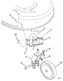 Part Location Diagram of 606000143 Husqvarna Axle Tab
