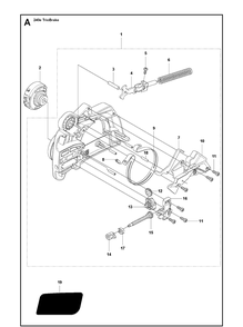 Part Location Diagram of 545215301 Husqvarna Dowel Pin