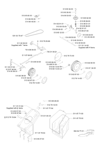 Part Location Diagram of 589534801 Husqvarna Drive Belt