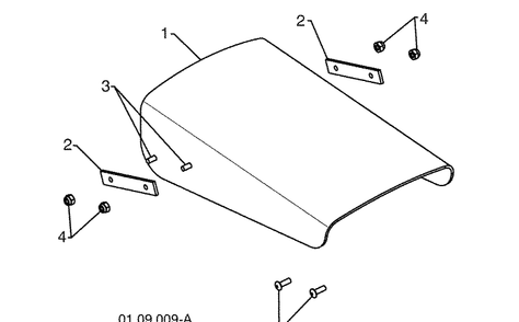Control Panel / Discharge - A 1 Diagram and Parts List for 16530SBXLS (96193004101)(2009-06) Husqvarna Snow Blower