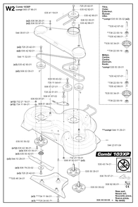 103cm Cutting Deck 3 Diagram and Parts List for R18PRO (953521901)(2007-03) Husqvarna Lawn Tractor
