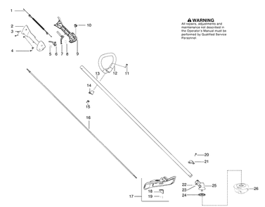 Part Location Diagram of 545059001 Husqvarna Decal-Warning