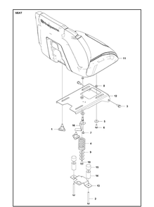 Part Location Diagram of 588878901 Husqvarna Bracket