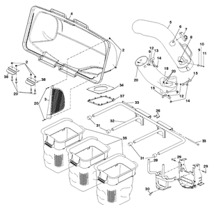 Product Complete Diagram and Parts List for 960730038 2014-09 Husqvarna Lawn Tractor Accessories