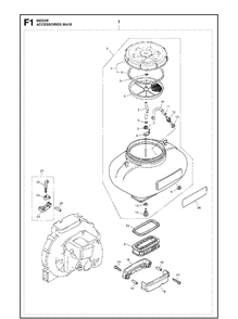 Part Location Diagram of 513675401 Husqvarna Hook