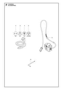 Accessories Diagram and Parts List for 522IHDR60  Husqvarna Trimmer