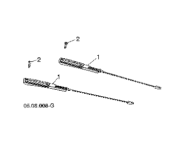 Heated grip Diagram and Parts List for 96193012204  Husqvarna Snow Blower
