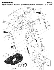 Part Location Diagram of 532196943 Husqvarna Panel Bracket Right Hand