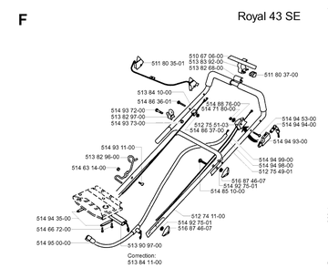 Part Location Diagram of 512741100 Husqvarna 