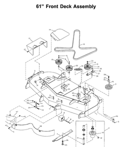 Part Location Diagram of 539107406 Husqvarna Bearing kit, Spindle (keyed shaft)