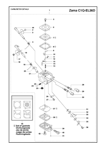 Part Location Diagram of 581899501 Husqvarna Main Nozzle