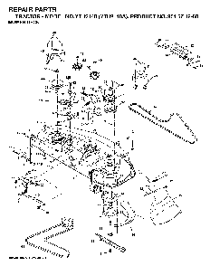 Mower Deck / Cutting Deck Diagram and Parts List for YTH2148A (954571960)(2003-11) Husqvarna Lawn Tractor