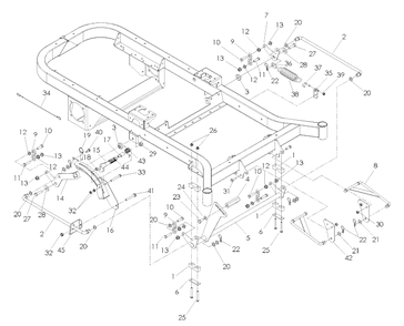 Part Location Diagram of 539132018 Husqvarna MOUNT, STRUT, 72