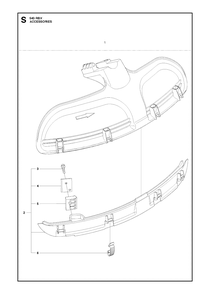 Accessories 2 Diagram and Parts List for 543RBX 20130500001 - 20154400000 Husqvarna Brush Cutter