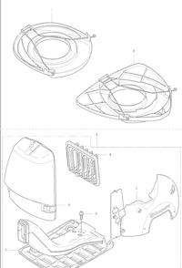 Blade Covers / Winter Kit Diagram and Parts List for 355 2007-07 Husqvarna Brush Cutter