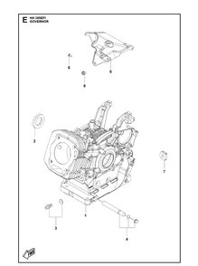Part Location Diagram of 531146918 Husqvarna Oil plug