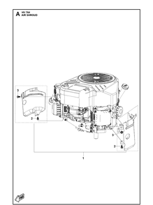 Part Location Diagram of 598605401 Husqvarna Deflector