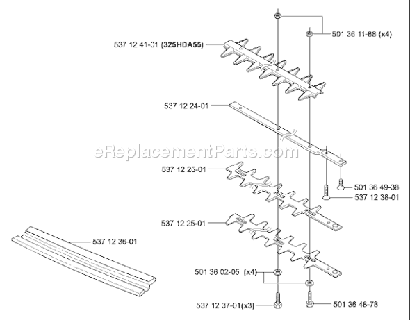 Page G Diagram and Parts List for 325HE3 2001-01 Husqvarna Trimmer