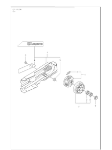 Belt Guard Diagram and Parts List for K1270 (K1270 Rail)(2016-07) Husqvarna Table Saw Accessories