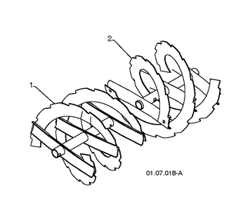 Auger Housing And Impeller 2 Diagram and Parts List for 14527XLS (96193006101)(2010-08) Husqvarna Snow Blower