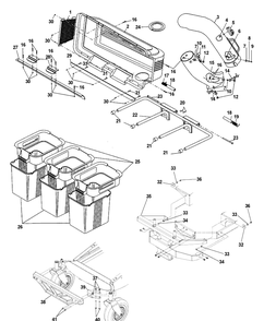 Repair Parts Diagram and Parts List for C248 (968999248)(2004-09) Husqvarna Lawn Tractor Accessories