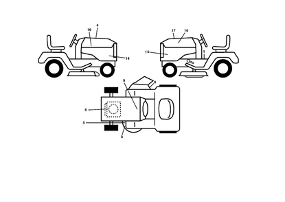 Part Location Diagram of 532436558 Husqvarna Decal, Replacement