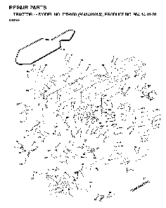 Drive Diagram and Parts List for CTH150 (954140101A)(1999-10) Husqvarna Lawn Tractor