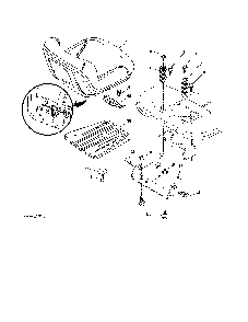 Seat assembly Diagram and Parts List for YT42CS-502110  Husqvarna Lawn Tractor